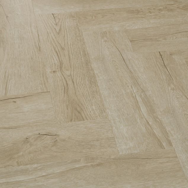 Tapi Sonata Herringbone in Strom beige angle